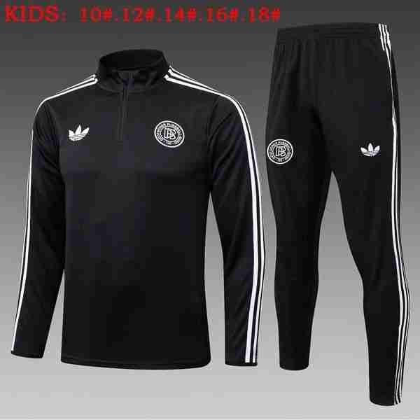 Sudadera Entrenamiento Niños Alemania 2025 2026 Negro