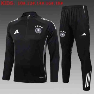 Sudadera Entrenamiento Niños Alemania 2026 2027 Negro