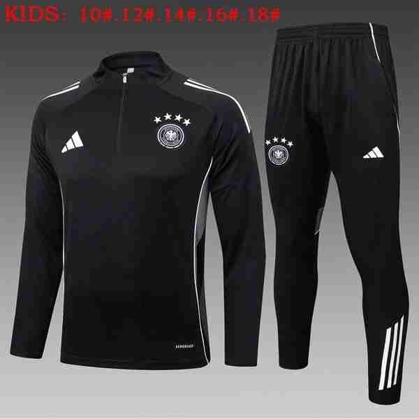 Sudadera Entrenamiento Niños Alemania 2026 2027 Negro