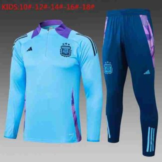Sudadera Entrenamiento Niños Argentina 2024 2025 Azul