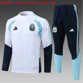 Sudadera Entrenamiento Niños Argentina 2026 2027 Blanco