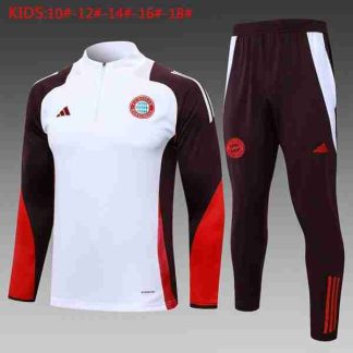 Sudadera Entrenamiento Niños Bayern Munich 2024 2025 Blanco Purpura