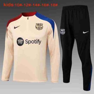 Sudadera Entrenamiento Niños FC Barcelona 2024 2025 Amarillo Azul