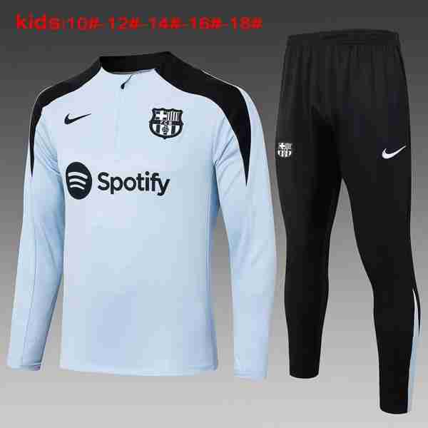 Sudadera Entrenamiento Niños FC Barcelona 2024 2025 Azul