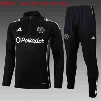 Sudadera Entrenamiento Niños Inter Miami 2025 2026 Negro