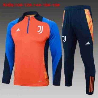 Sudadera Entrenamiento Niños Juventus 2024 2025 Naranja Azul