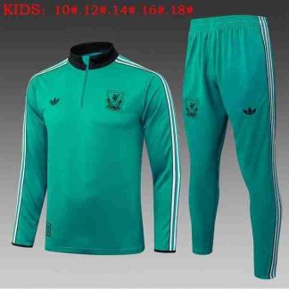 Sudadera Entrenamiento Niños Liverpool 2026 2027 Verde