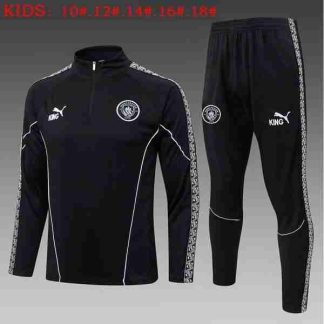 Sudadera Entrenamiento Niños Manchester City 2026 27 Negro