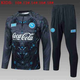 Sudadera Entrenamiento Niños Napoli 2026 2027 Gris