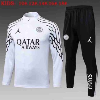 Sudadera Entrenamiento Niños Paris Saint Germain 2025 2026 Blanco