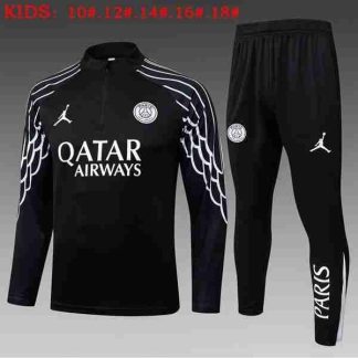 Sudadera Entrenamiento Niños Paris Saint Germain 2025 2026 Negro