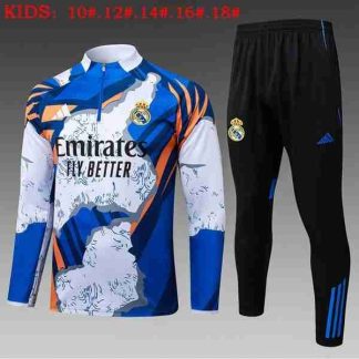Sudadera Entrenamiento Niños Real Madrid 2025 2026 Azul