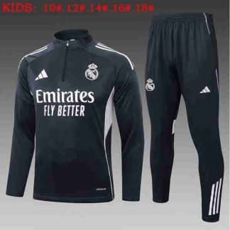 Sudadera Entrenamiento Niños Real Madrid 2025 2026 Gris