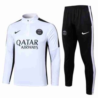 Sudadera Entrenamiento Paris Saint Germain 2024 2025 Blanco