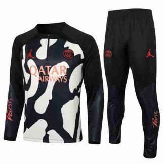 Sudadera Entrenamiento Paris Saint Germain 2024 2025 Negro Amrillo