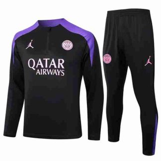 Sudadera Entrenamiento Paris Saint Germain 2024 2025 Negro Purpura