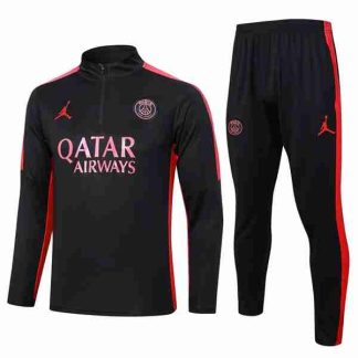 Sudadera Entrenamiento Paris Saint Germain 2024 2025 Negro Rosa