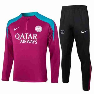 Sudadera Entrenamiento Paris Saint Germain 2024 2025 Purpura Rojo