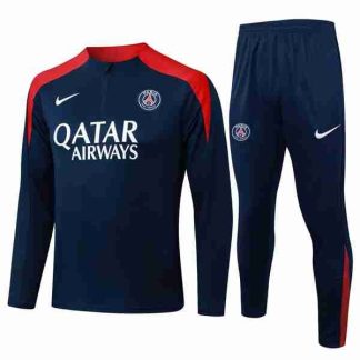Sudadera Entrenamiento Paris Saint Germain 2025 2026 Azul Rojo