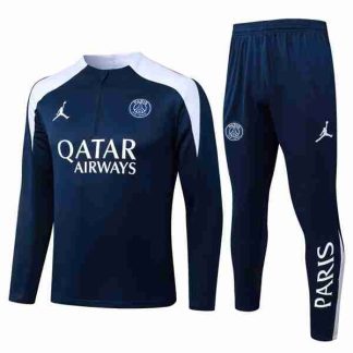 Sudadera Entrenamiento Paris Saint Germain 2026 2027 Azul Blanco