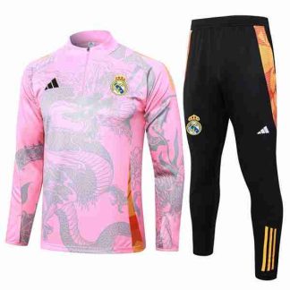 Sudadera Entrenamiento Real Madrid 2024 2025 Rosa