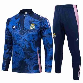 Sudadera Entrenamiento Real Madrid 2024 25 Azul