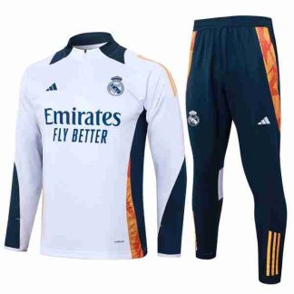 Sudadera Entrenamiento Real Madrid 2024 25 Blanco