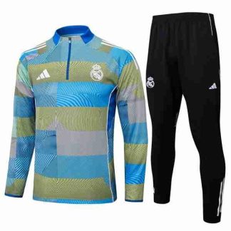 Sudadera Entrenamiento Real Madrid 2025 2026 Azul Gris