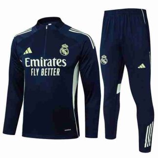 Sudadera Entrenamiento Real Madrid 2025 2026 Azul Verde