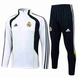 Sudadera Entrenamiento Real Madrid 2025 2026 Blanco Negro