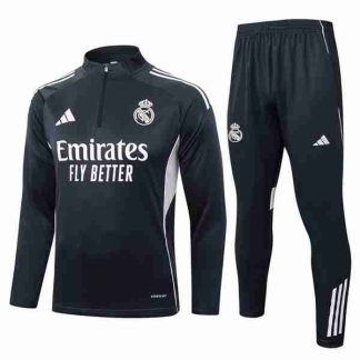 Sudadera Entrenamiento Real Madrid 2025 2026 Marino Gris