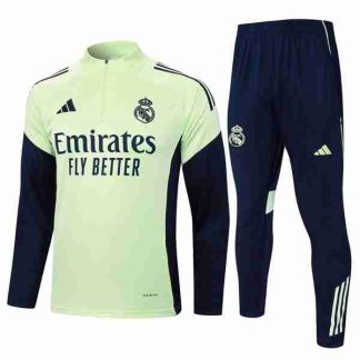 Sudadera Entrenamiento Real Madrid 2025 2026 Verde Negro