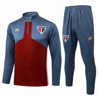 Sudadera Entrenamiento Sao Paulo 2025 2026 Rojo Gris