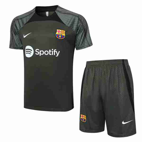 Tailandia Conjunto Equipacion FC Barcelona Entrenamiento 2024 Verde