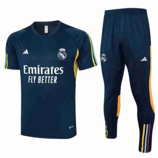 Tailandia Conjunto Equipacion Real Madrid Entrenamiento 2024 Azul