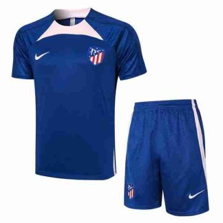 Tailandia Conjunto Equipacion Entrenamiento Atlético De Madrid 2024 Azul