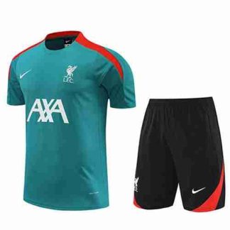 Tailandia Conjunto Equipacion Liverpool Entrenamiento 2024 2025 Verde Negro