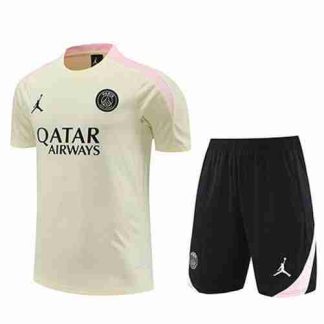 Tailandia Conjunto Equipacion Paris Saint Germain Entrenamiento 2024 2025 Claro Marron