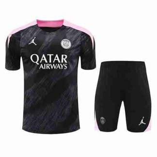 Tailandia Conjunto Equipacion Paris Saint Germain Entrenamiento 2024 2025 Negro