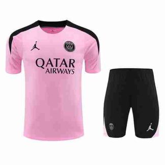 Tailandia Conjunto Equipacion Paris Saint Germain Entrenamiento 2024 2025 Rosa Negro