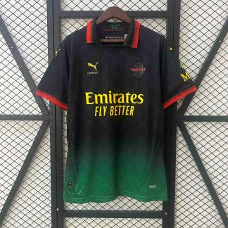 Tailandia Equipacion AC Milan Off White 2025 2026 Verde