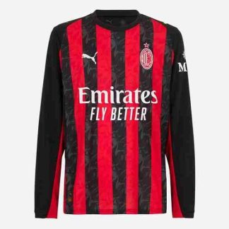 Tailandia Equipacion AC Milan Primera Manga Larga 2025 2026