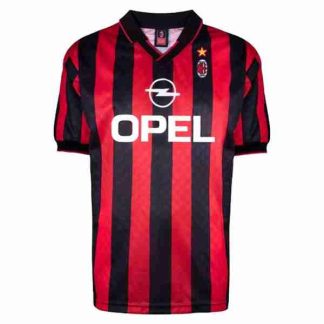 Tailandia Equipacion AC Milan Primera Retro 1995 1996 Rojo