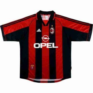 Tailandia Equipacion AC Milan Primera Retro 1998 2000 Rojo