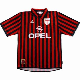 Tailandia Equipacion AC Milan Primera Retro 1999 2000 Rojo