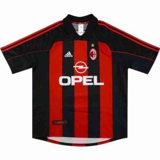 Tailandia Equipacion AC Milan Primera Retro 2000 2002 Rojo