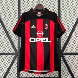 Tailandia Equipacion AC Milan Primera Retro 2001 2002