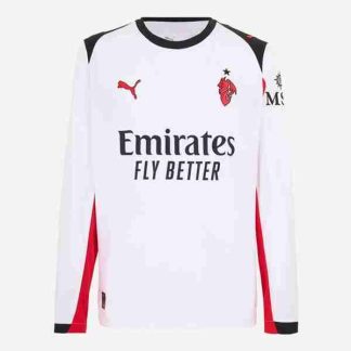 Tailandia Equipacion AC Milan Segunda Manga Larga 2025 2026