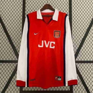 Tailandia Equipacion Arsenal Primera Manga Larga Retro 1998 1999