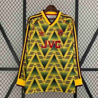 Tailandia Equipacion Arsenal Segunda Manga Larga Retro 1991 1993